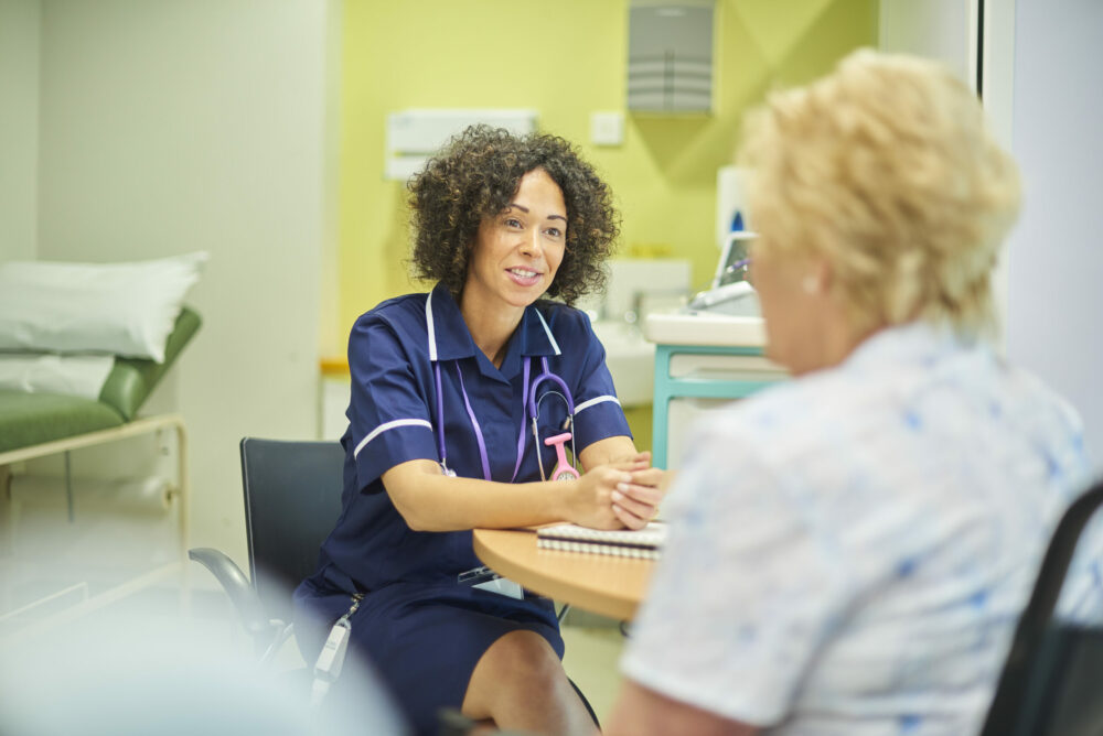 nurse at walk-in centre